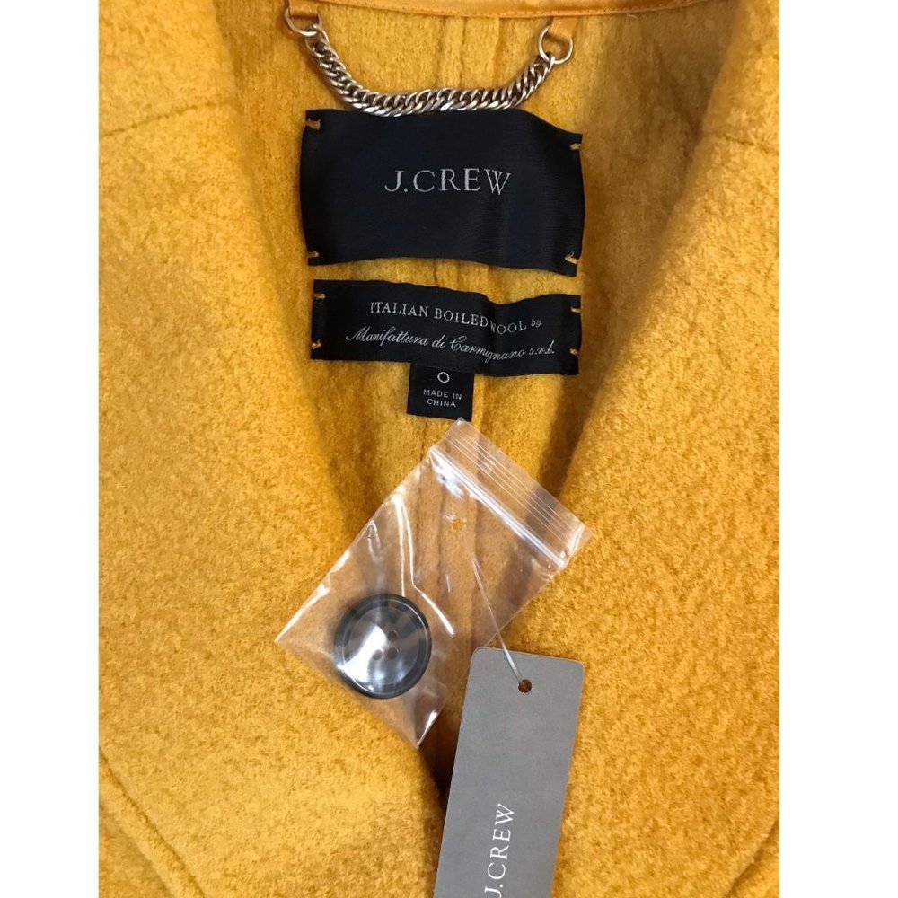J.Crew Daphne topcoat SAFFRON Size 0 and 12 NWT - Picture 5 of 7